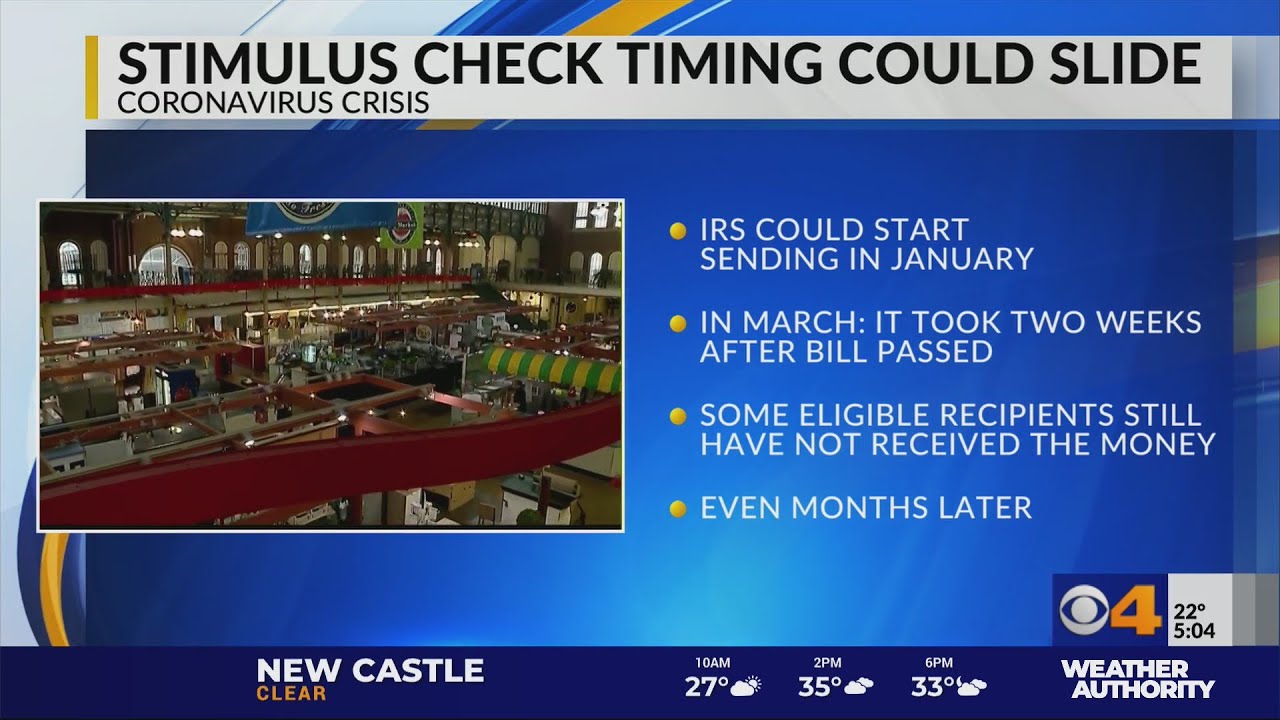 Timeline for next stimulus checks
