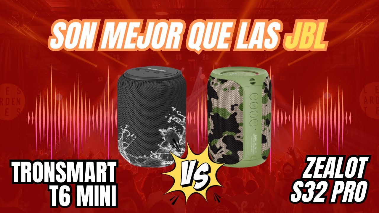 Comparativa de bocina Zealot s32 Pro vs Tornsmart T6 mini