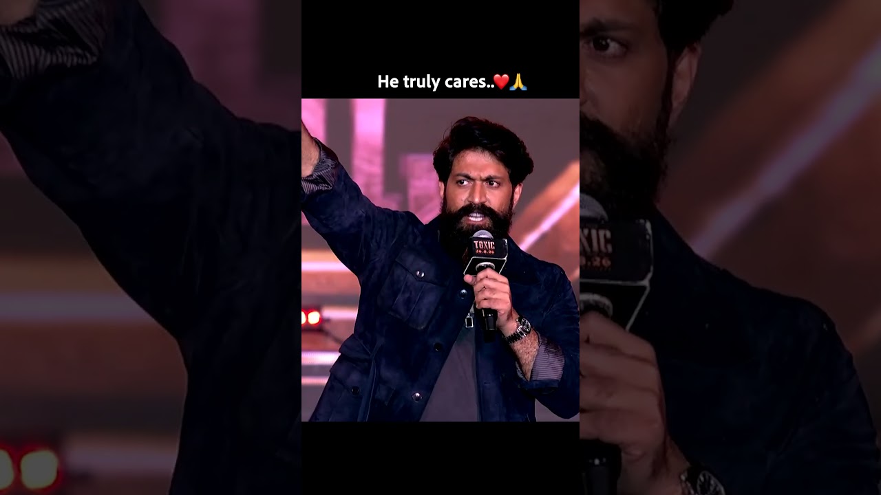 Yash Stops His Speech After Fans Get Injured at Toxic Event ❤️🙏