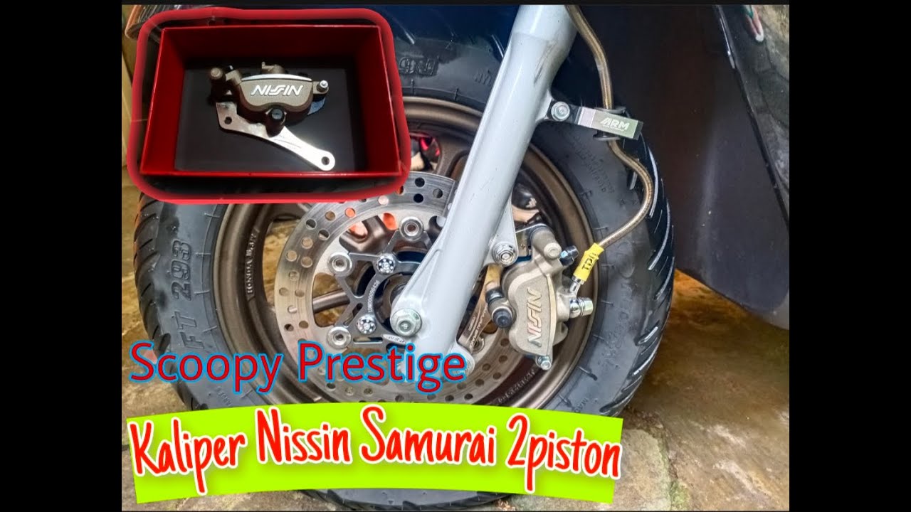 New Scoopy 2022 ! Pasang Kaliper Nissin Samurai 2piston