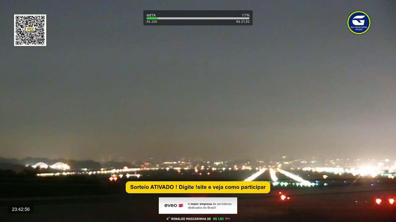 SBGR 28 LIVE - Aeroporto Internacional de São Paulo AO VIVO - GRU Airport - 16/02 Noite