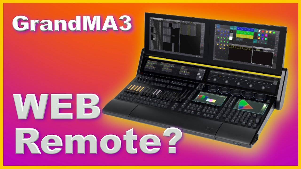 Remote Control Your Lighting with the GrandMA3 Web Remote