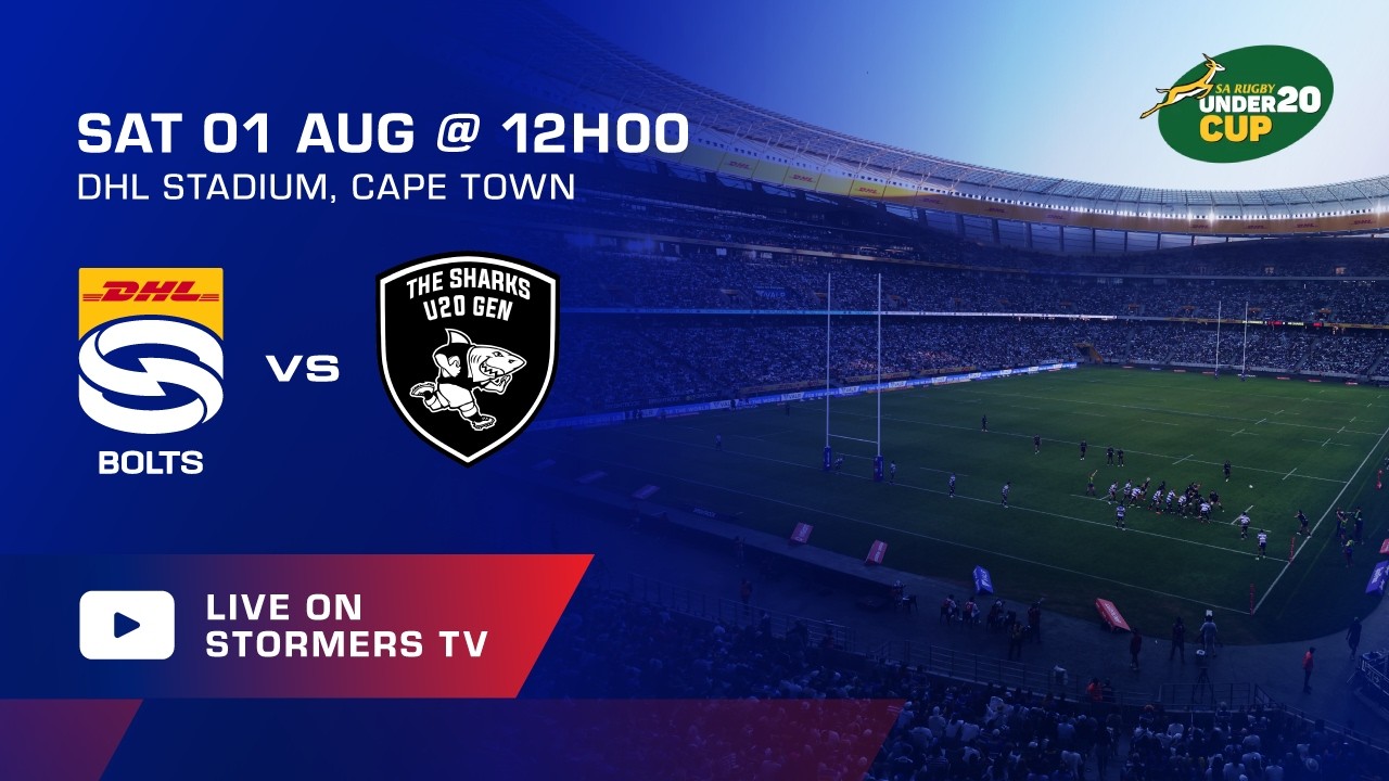 ПРЯМОЙ ЭФИР: DHL Stormers Bolts против Sharks GEN