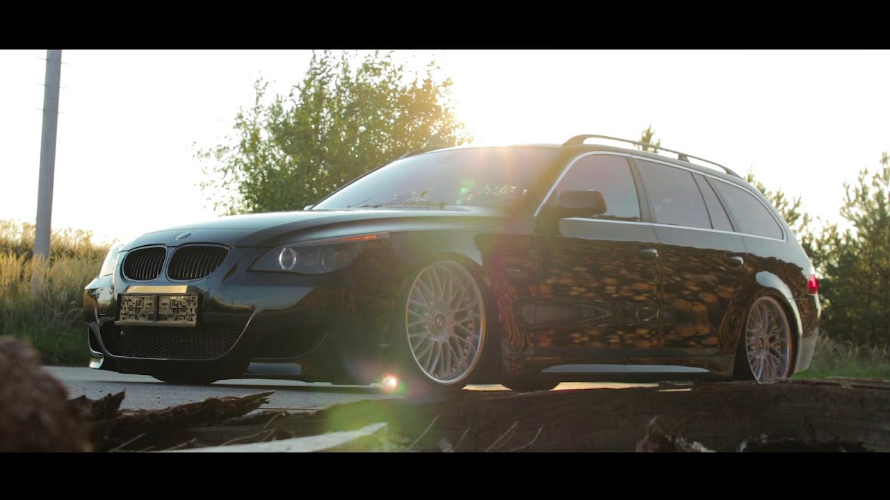BMW E61 on AIR / Carporn / Broworkz / lowbro.eu