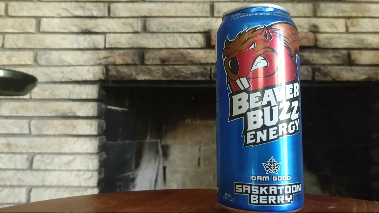 Beaver Buzz Saskatoon Berry Canadian Energy Drink Review