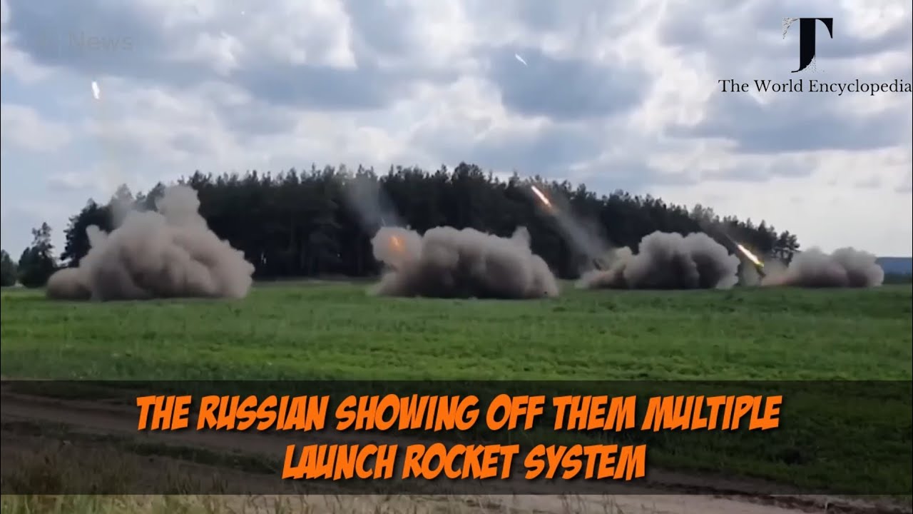 War In Ukraine ||The Russian Showing Off Them Multiple Launch Rocket System #trending #new #fyp #arm
