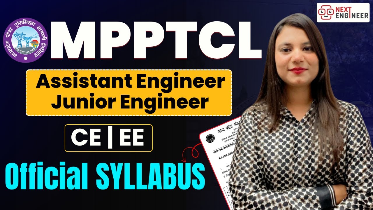 MPPTCL AE JE 2025 Syllabus Out ✅ MPPTCL AE/JE 2025 Exam Syllabus Analysis| Best Preparation Strategy