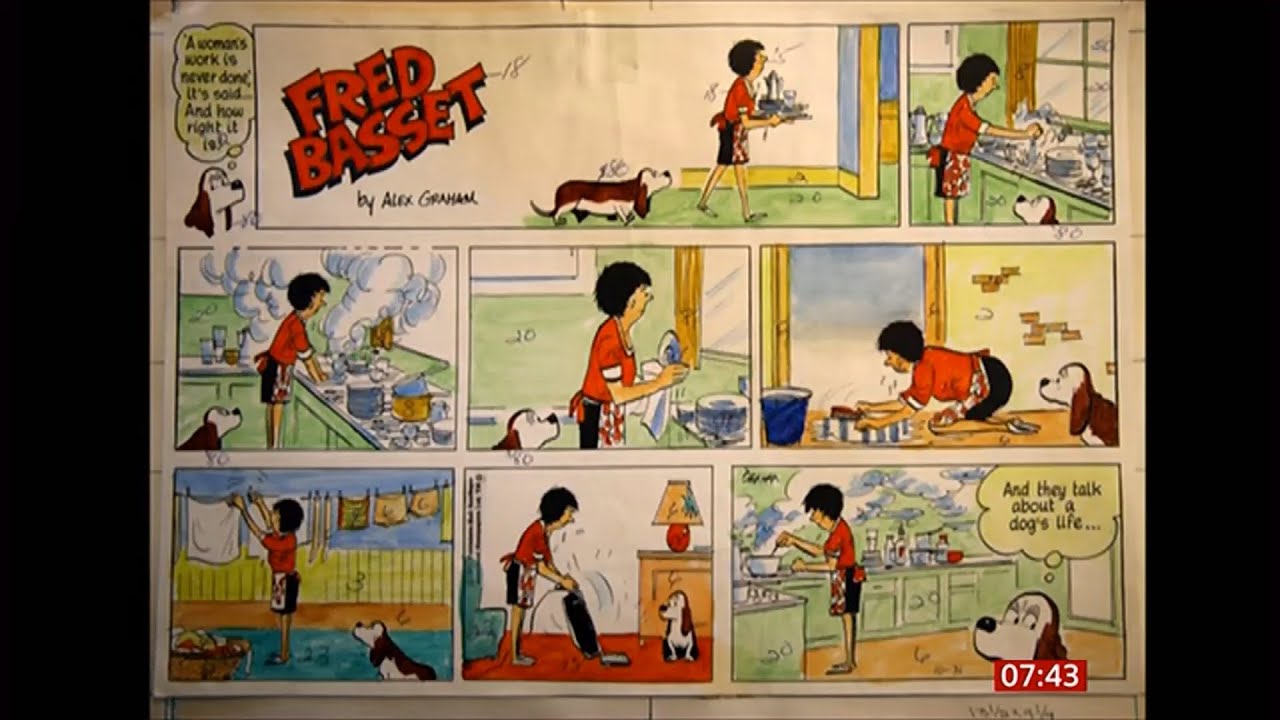 Fred Basset - Britain's most famous Basset hound turns 60 years old (UK) - 12th July 2023