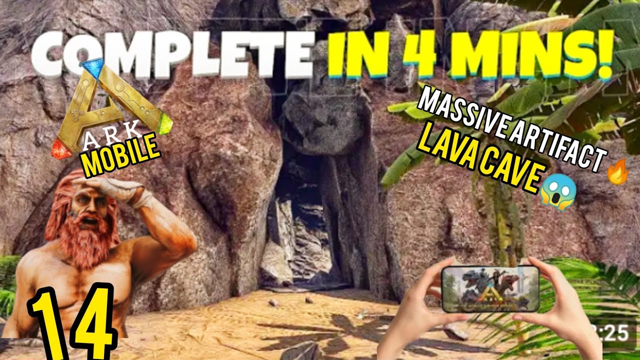 Finally I Collect Artifact of The Massive Lava cave in Ark ultimate The island series (Hindi) (2026)