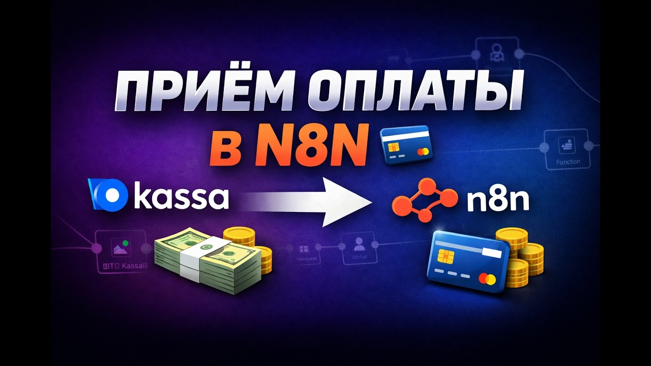 10 минут и твой бот получает оплату через ЮKassa и N8N | Простая схема