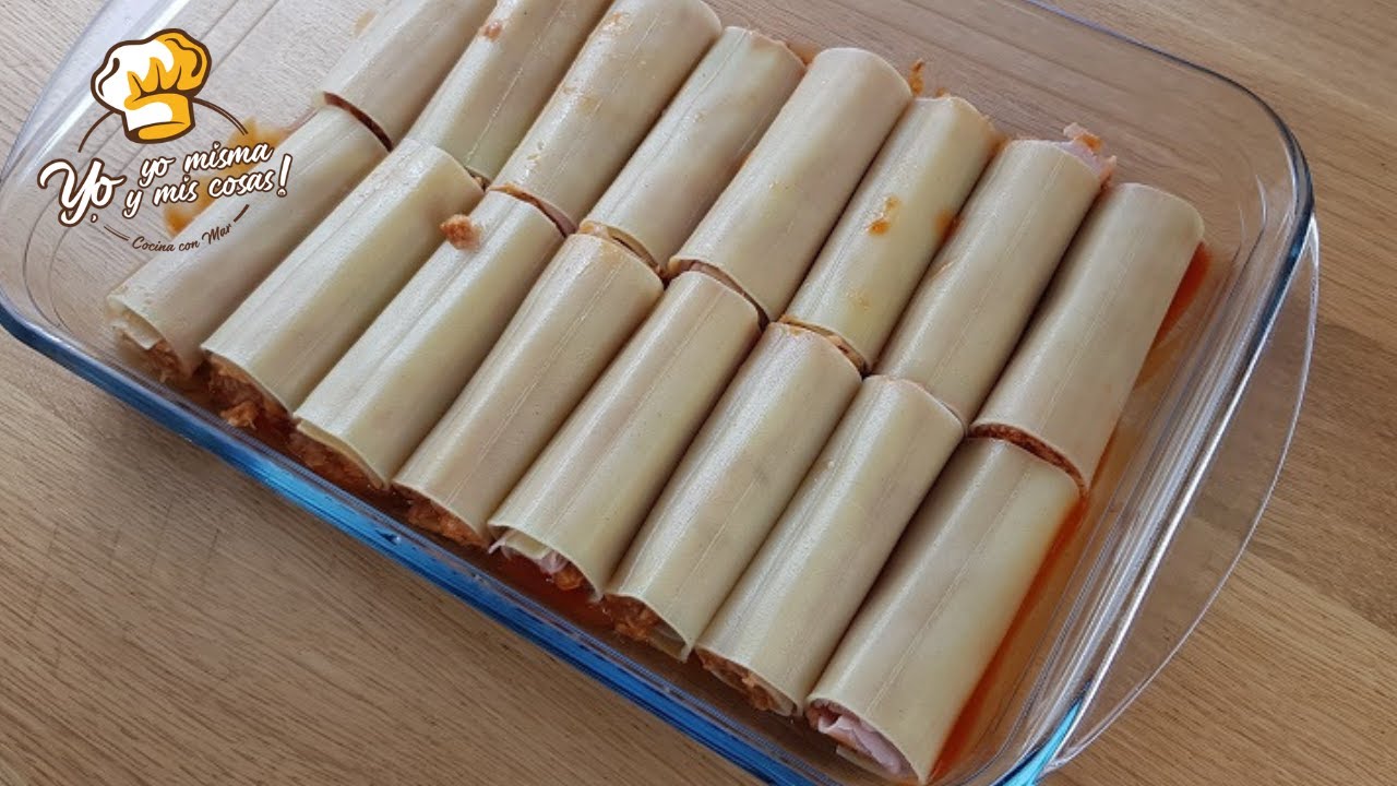 🚀 CANELONES extra Fáciles y Rápidos de Cocinar - Receta fácil