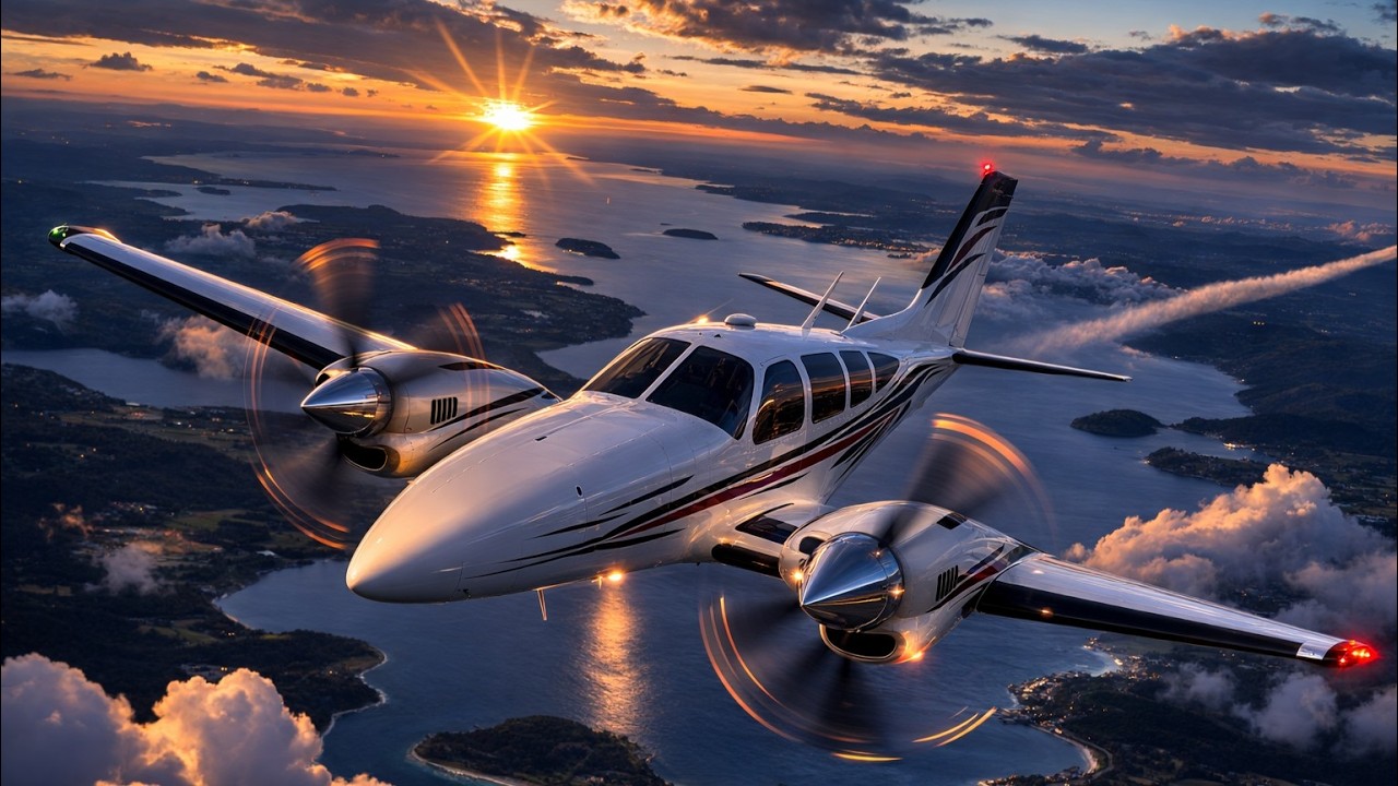 Beechcraft Baron G58 | Выглядит как классический двухмоторный самолет… Но почему пилоты не могут ...