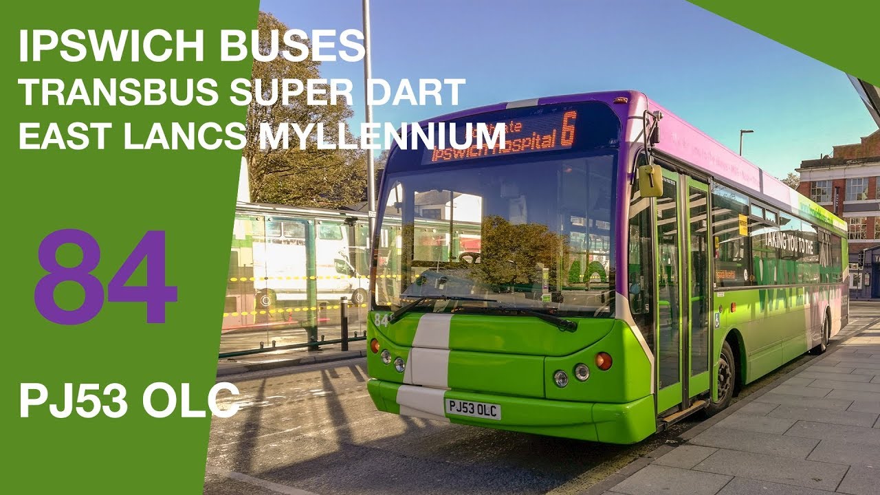 Ipswich Buses Transbus Super Myllennium Dart || 84 PJ53 OLC