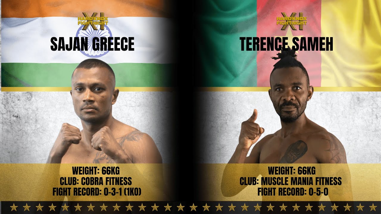 Hard Knox Fight Night 11 Sajan Greece Vs Terence Sameh. Big hands from the first bell, dont blink!