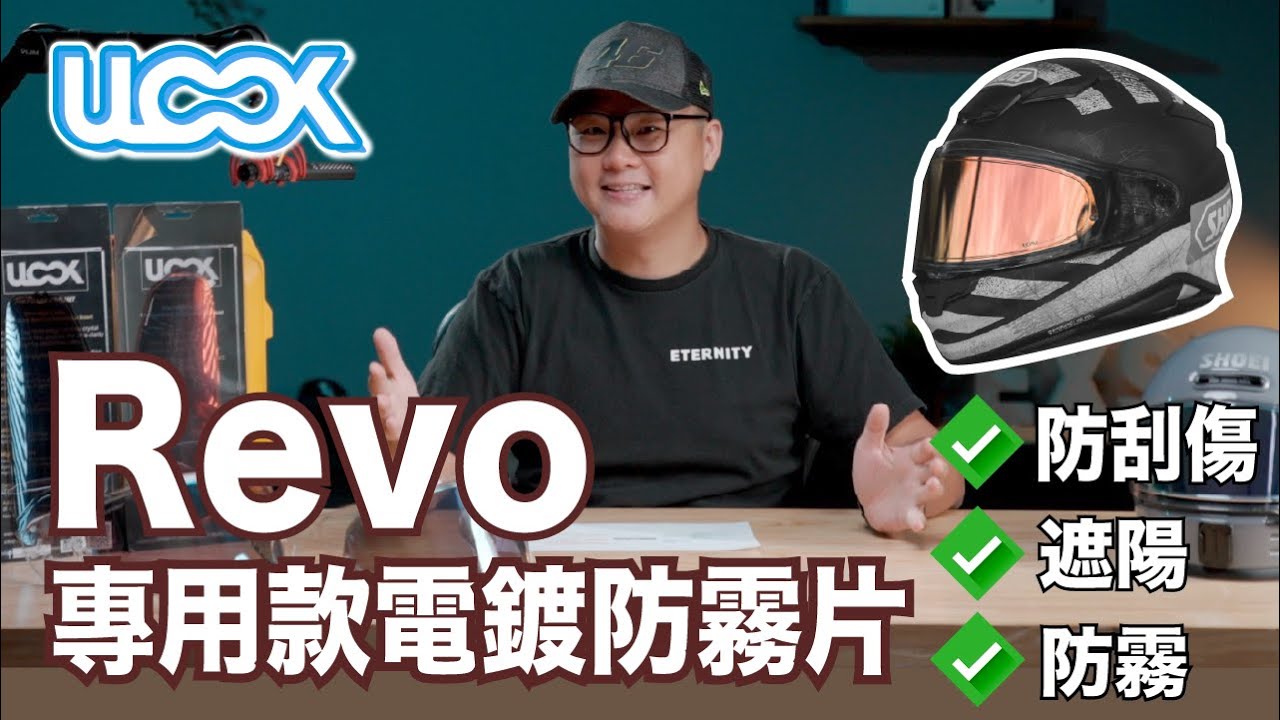 Lockin Revo 電鍍防霧片開箱｜透明鏡片變身電鍍片｜#Ulook #電鍍防霧片 #lockin
