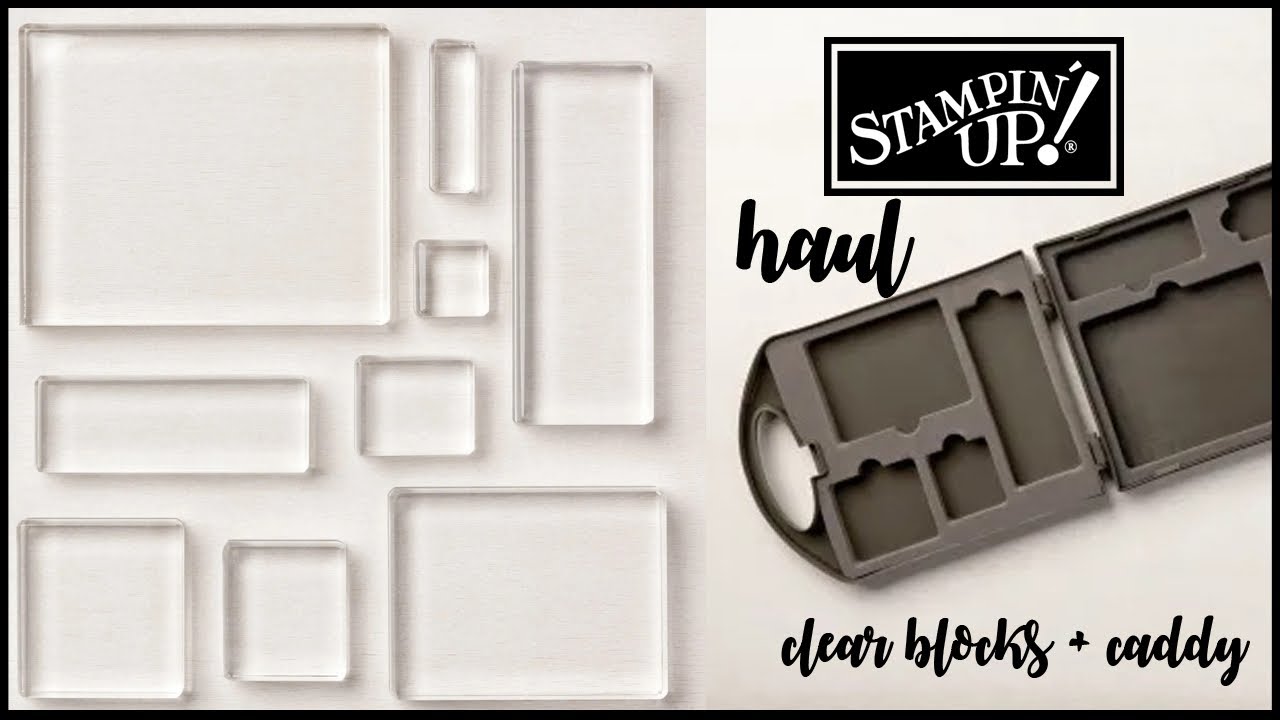▫️◽️Stampin up! clear stamping blocks product review 2022