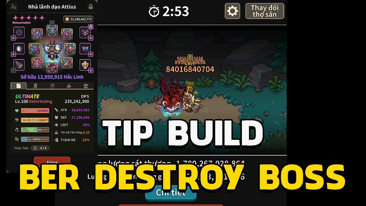Evil Hunter Tycoon End Build : Ber Destroyer BOSS