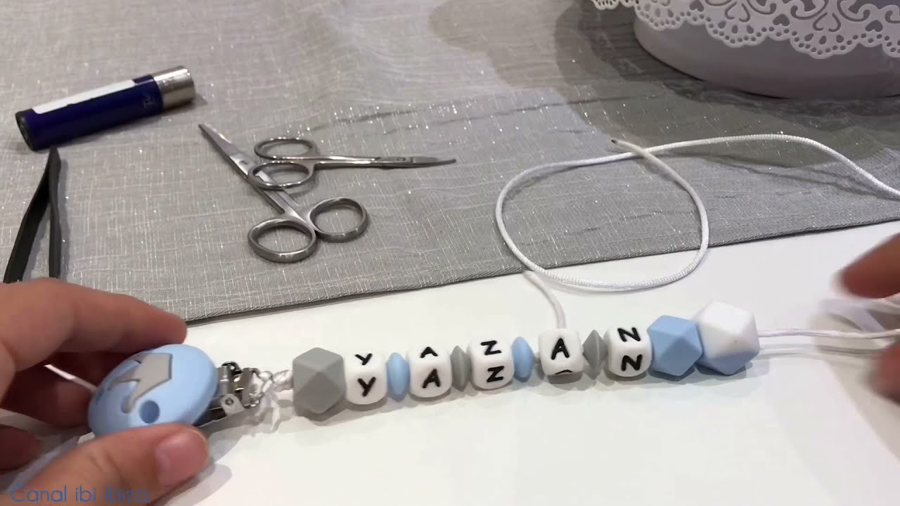 How to make a pacifier clip in a easy way
