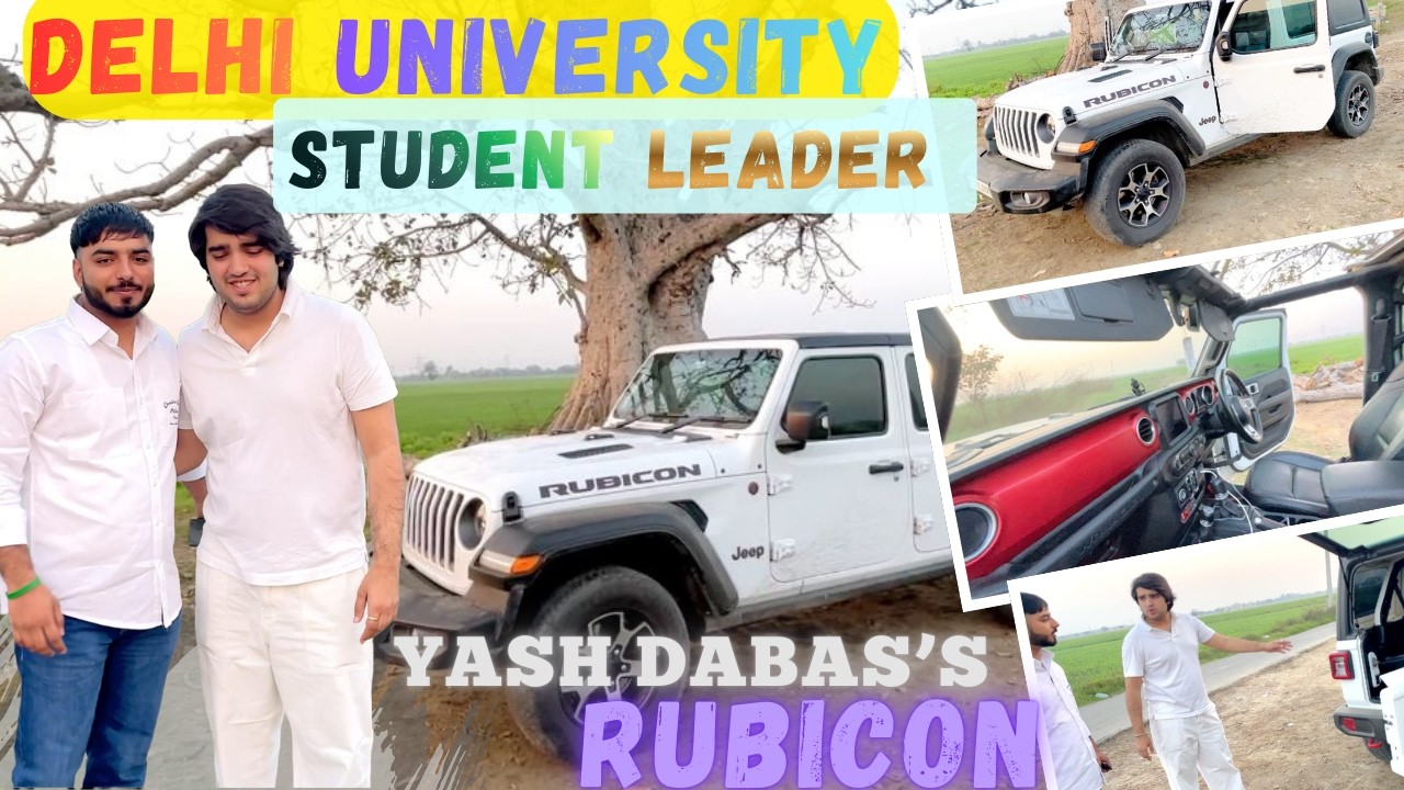 YASH DABAS & YASH DABAS | RUBICON | JEEP WRANGLER | FULL DETAIL REVIEW | 2.0 PETROL 🔥 