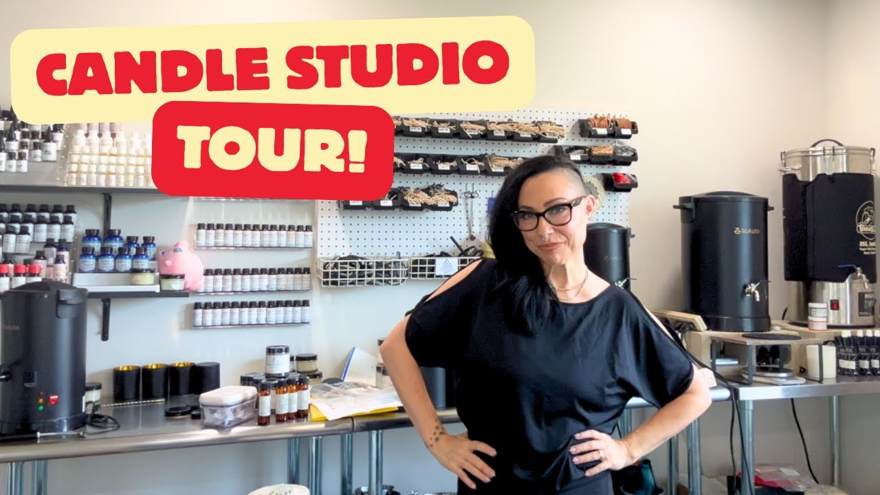 (Vlog) Inside My Candle Studio + Candle Business Tips and Advice