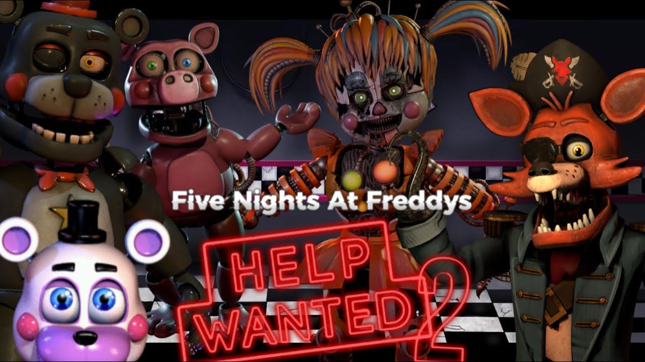 Working on helpy and foxys ride returns!? Five nights at freddys :help wanted 2 part 3!