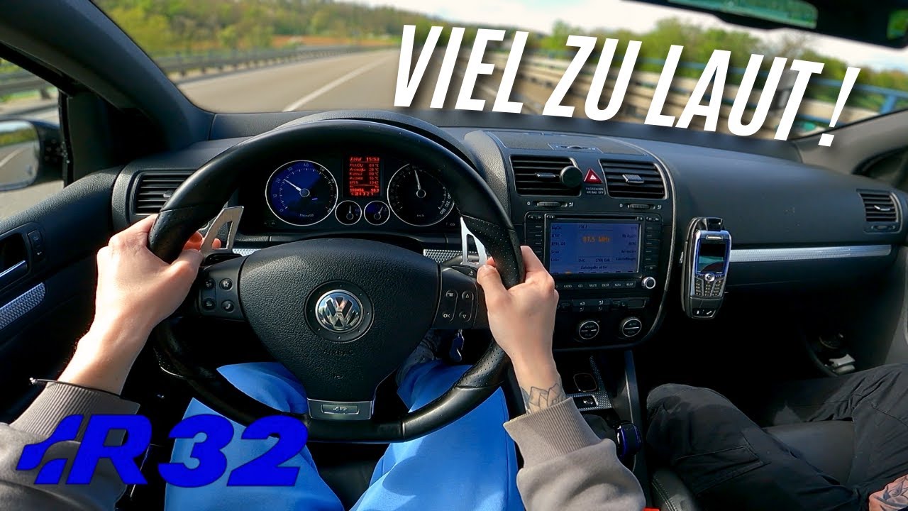 Ich bin den lautesten GOLF in ganz DEUTSCHLAND gefahren! GOLF 5 R32 POV