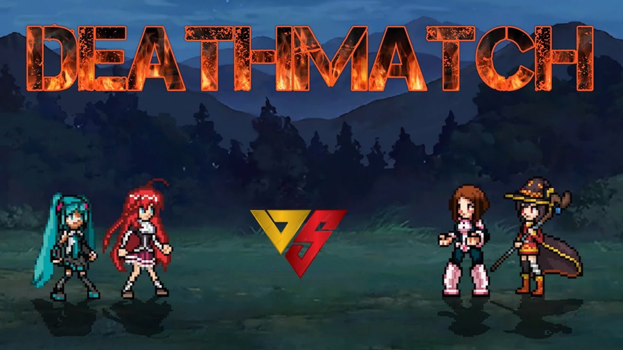 Rias & Miku VS Uraraka & Megumin in Jump Force Mugen