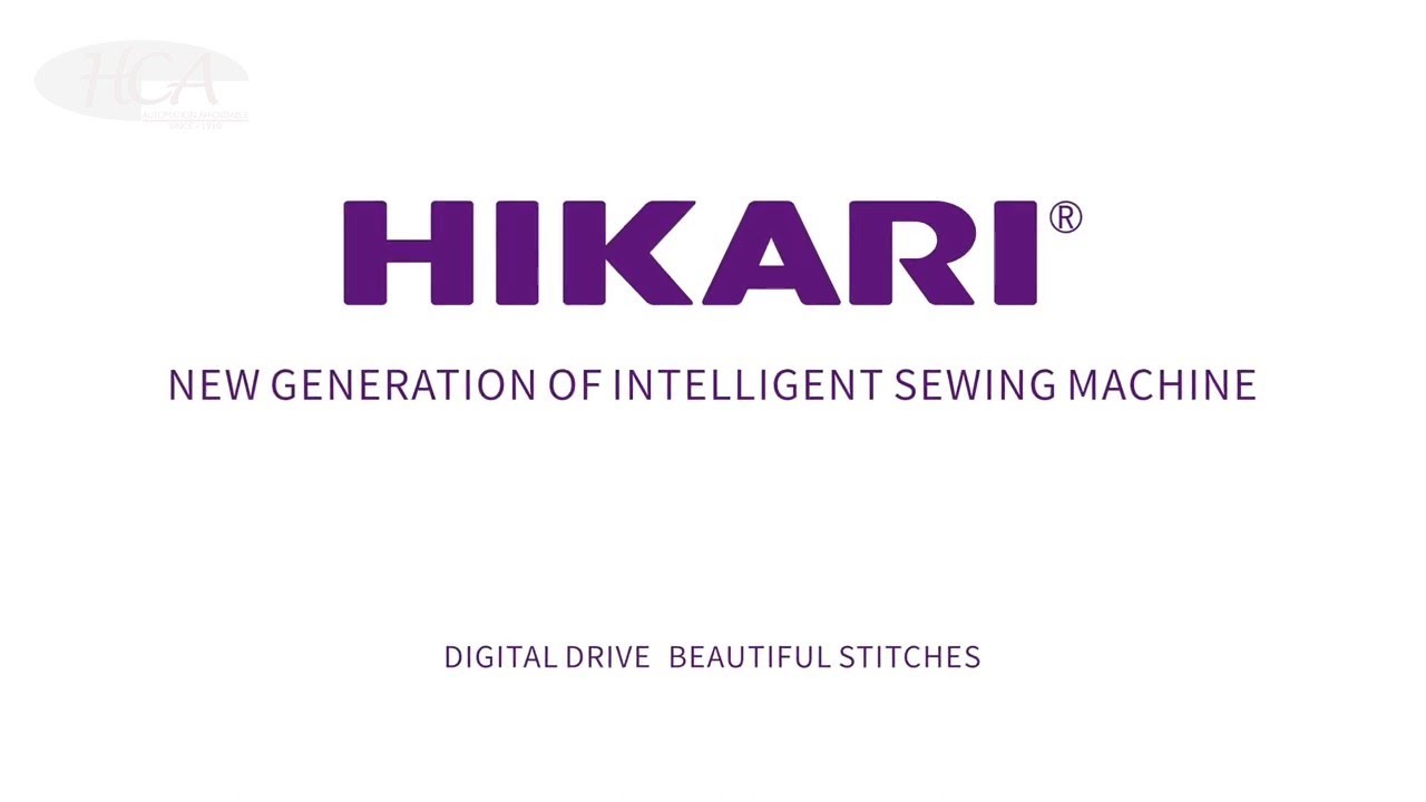 The HIKARI new generation of intelligent sewing machinecisma hikari