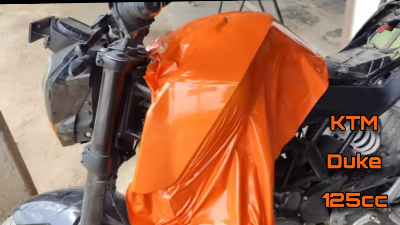 KTM Duke💯🥰sticker change    Duke 125 ko Duke 200 bana diya
