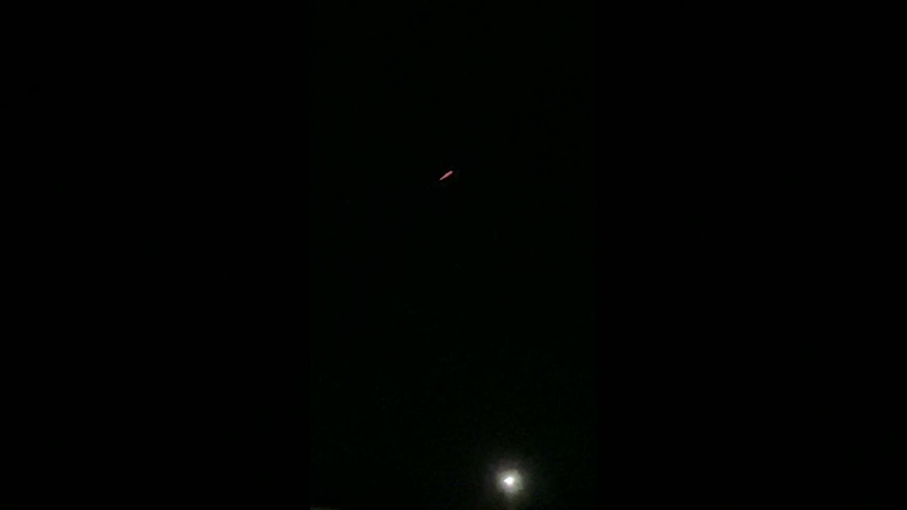 Tonight’s rocket launch seen from Bushnell Florida.