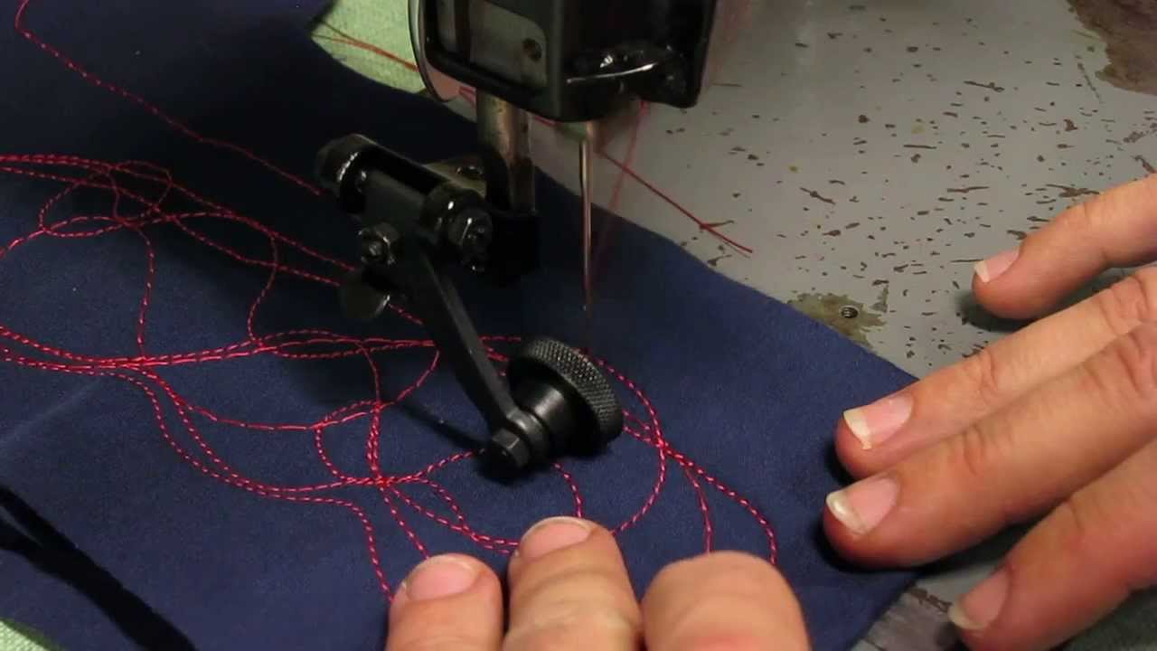 Singer 44-9 Walking Foot Sewing Machine Converted to Roller Foot Machine