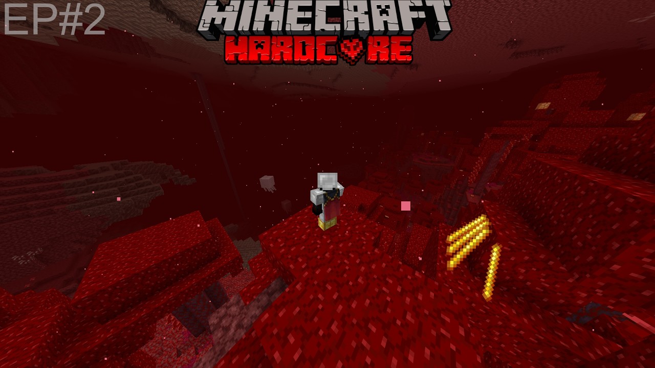 One Nether Trip Closer to Beating Minecraft Hardcore (EP2)