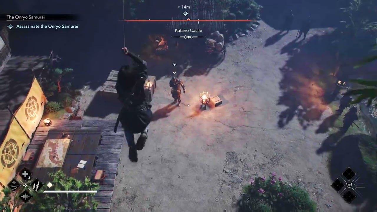 AC Shadows: How to Use the Grappling Hook to Assassinate from Above