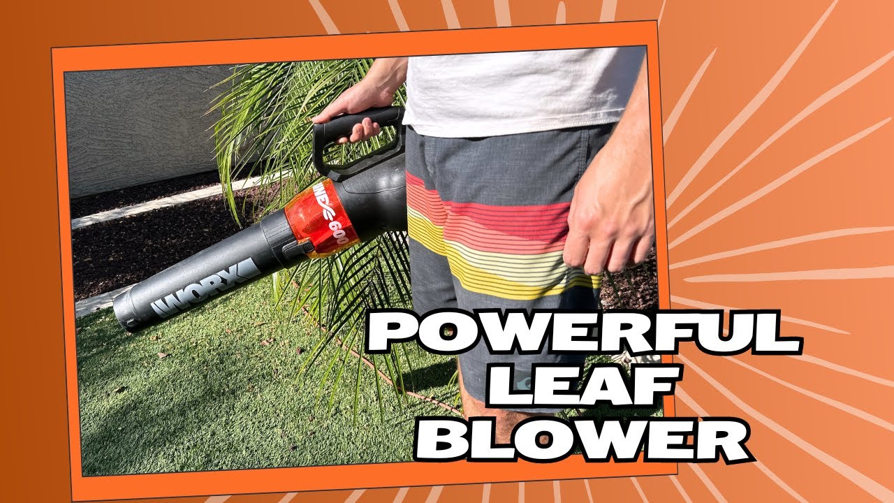 WORX Turbine 600 Corded Electric Leaf Blower