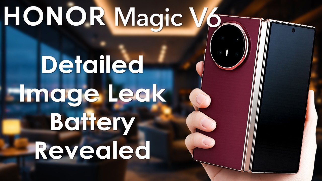 Honor Magic V6 Detailed Image Leak, Huge Battery Capacity & Fast Charging SHOCKS Everyone!