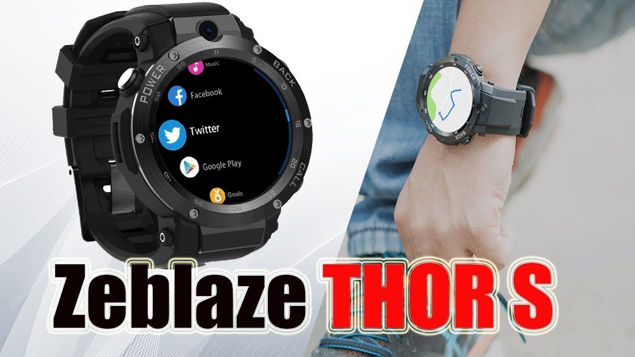 Zeblaze THOR S SmartWatch With 5.0MP Front Camera Unboxing & Review
