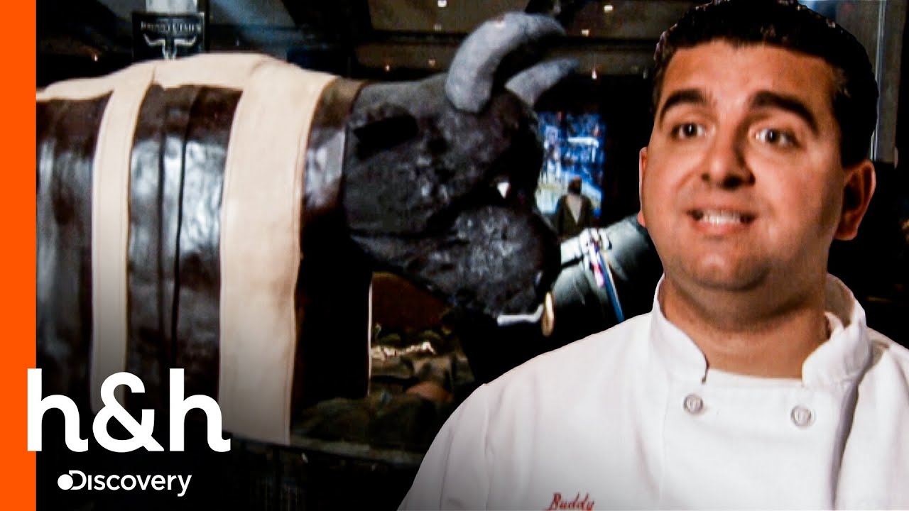 ¡Un toro mecánico hecho pastel! | Cake Boss | Discovery H&H