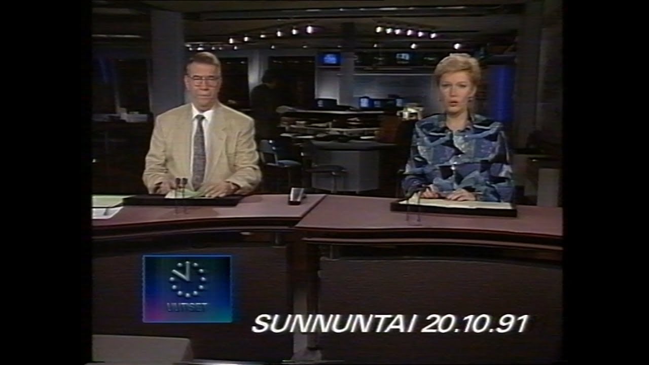 MTV 20.10.1991 Kymmenen uutiset