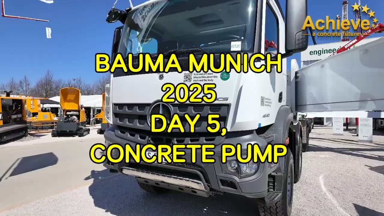Bauma Munich 2025, Day 5, Concrete Pump