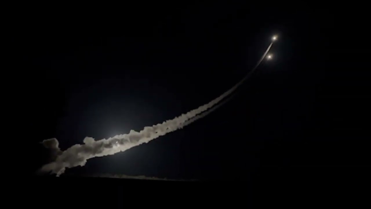 launch of three MGM-140A ATACMS Block 1 cluster missiles from M142 HIMARS launchers of the Ukrainia