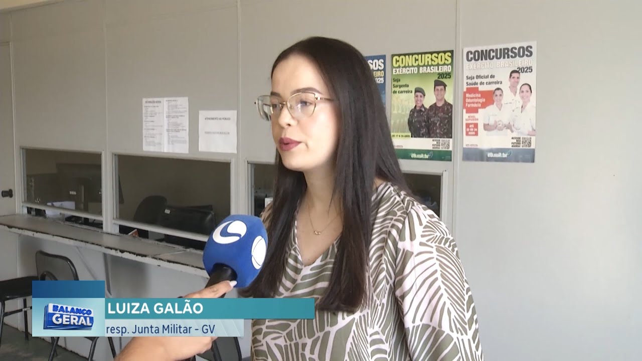 Fique atento: Prazo para o alistamento militar na junta de serviço militar em GV até 30 de junho.
