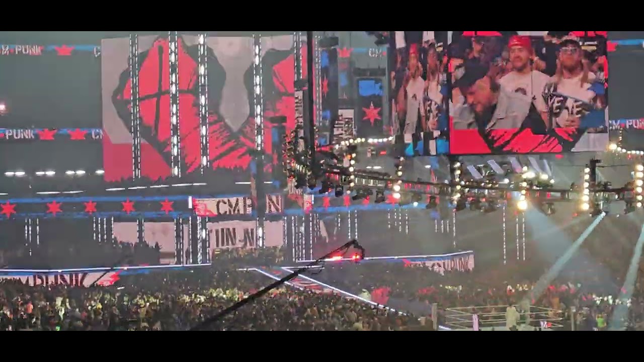People singing this fire burns by killswitch engage CM Punk WrestleMania 41 entrance