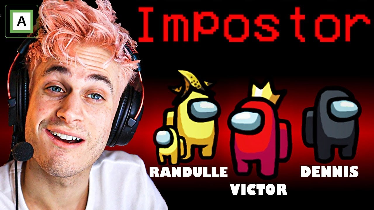 Impostor i Among Us med Randulle og Dennis
