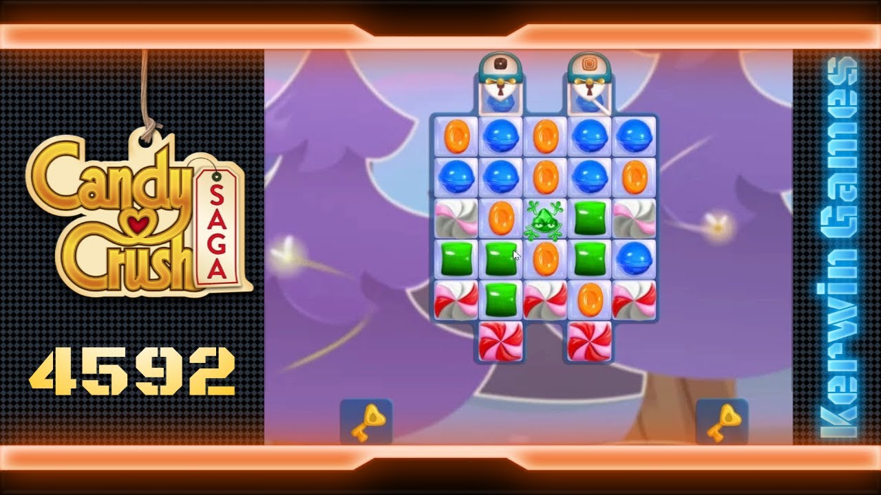 Candy Crush Saga Level 4592 - No Boosters