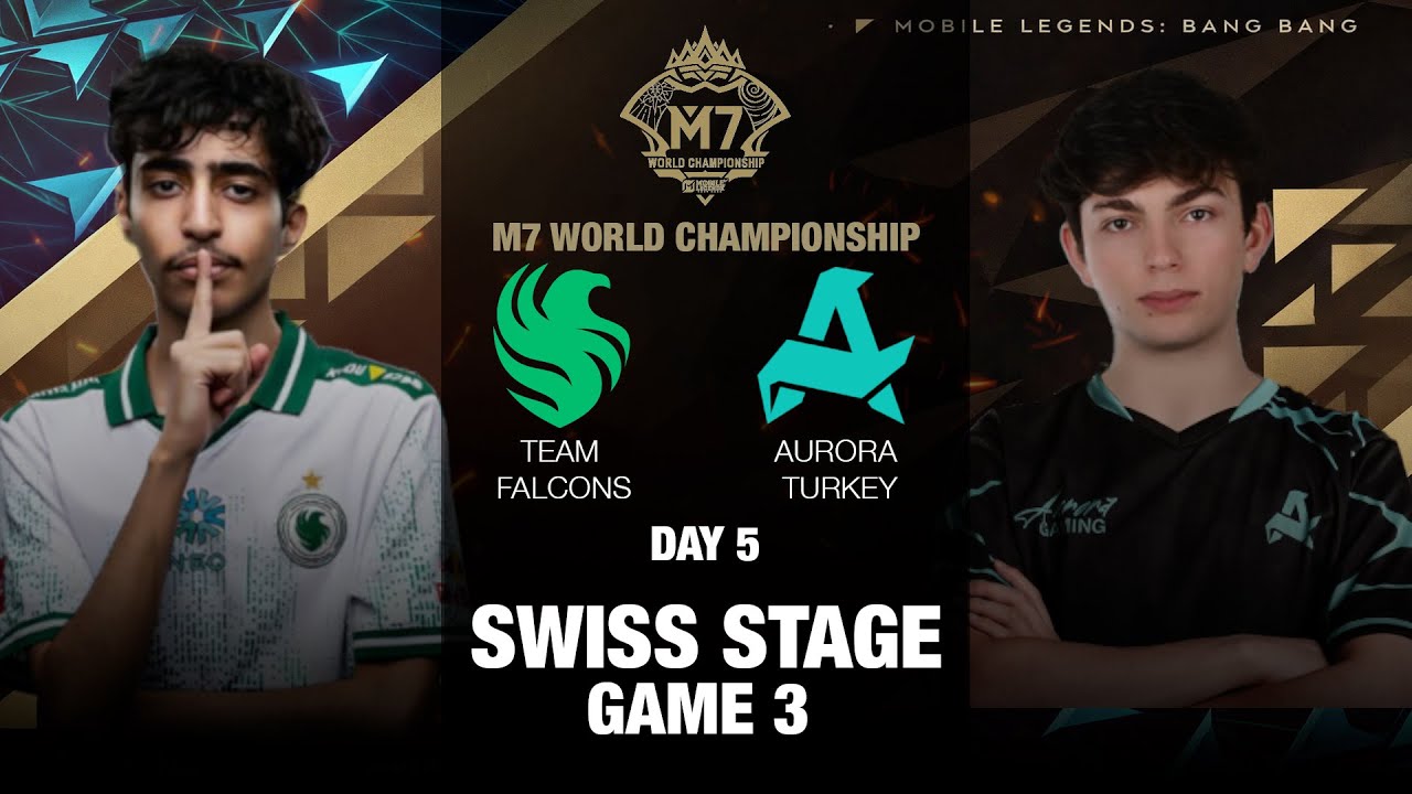 (EN) Day 5 | M7 Swiss Stage | TEAM FALCONS vs AURORA TURKEY | Game 3