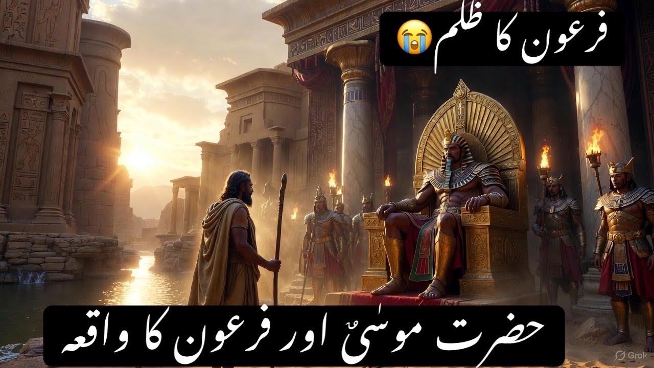 “حضرت موسیٰؑ اور فیرعون کی سچائی کی جنگ | The Epic Story of Musa (AS) vs Pharaoh”