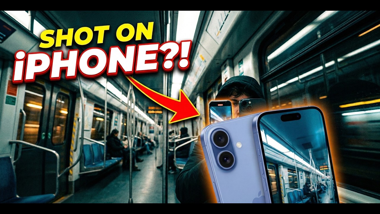Shot on iPhone 16 | Cinematic Metro Video  (4K Camera Quality) | It Feels Like a Netflix Film!