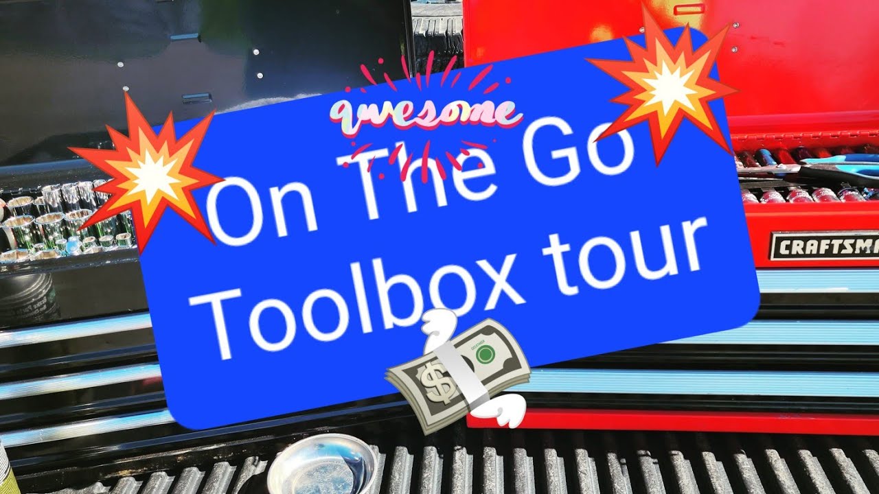 PORTABLE TRUCK TOOLBOX TOUR #gearwrench #harborfrieght #jdtco #kobalt #craftsman #milwaukee #snapon