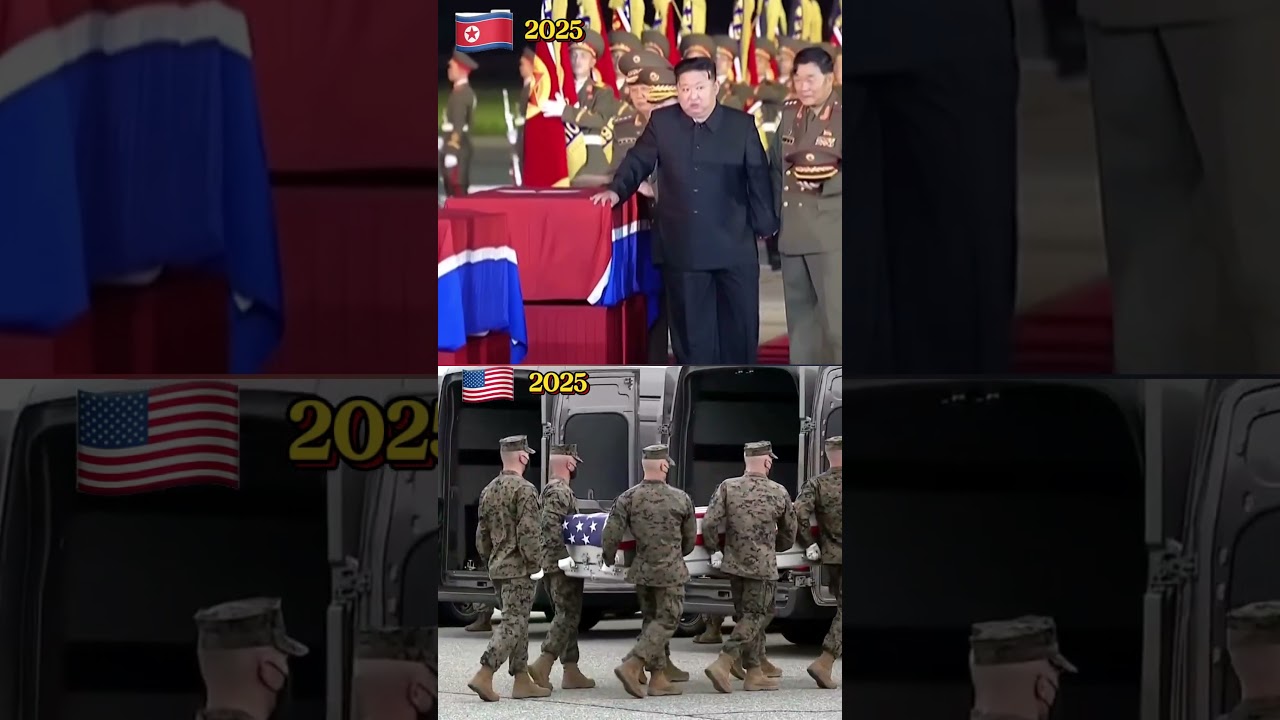 Kim Jong Un & Trump Honor the Fallen #shorts #foryou