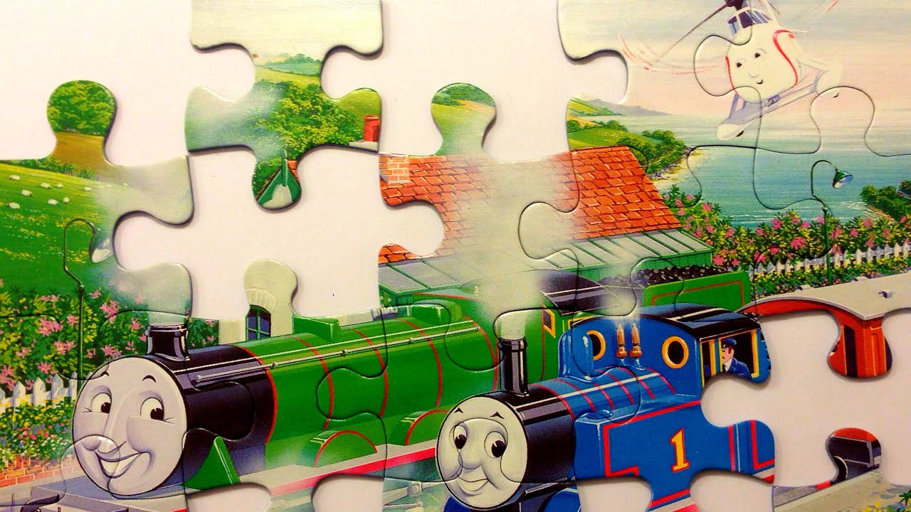 Thomas the Tank Engine Jigsaw Puzzle - Thomas and Friends (Thomas, Henry, Harold)